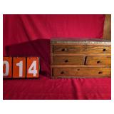 primative wood tool box machinist chest
