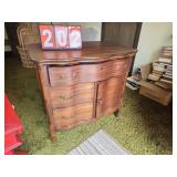 commode wash stand dark brown