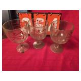 vintage Budwieser Goblets