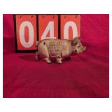 cast iron bank pig norco  foundry P.A.