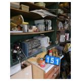 contents of the back of garage