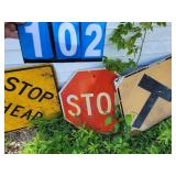 road sign lot of 3