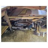 wood under work table