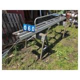 sheet metal brake and saw horses