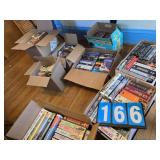 dvd vhs cd and tape lot