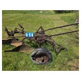 2 bottom plow tow behind