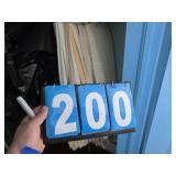 lot of vintage curtains and some blankets.
