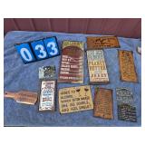 funny vintage signs