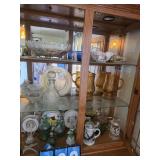 contents of the china cabinet