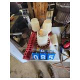 chicken feeders and waterers