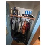hunting clothes in closet woolrich