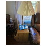 endtable with built in lamp 1