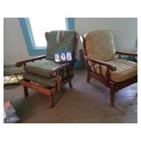 2 antique chairs