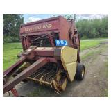 new holland 845 round baler late 1970s