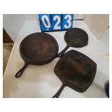 cast iron pan lot