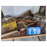 antique wood boxes tins vintage