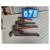 armstrong rigid pipe wrench lot