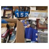 cast iron ash tray humidor and collectibles