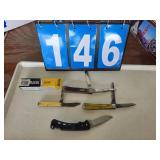 KaBar Buck knife lot