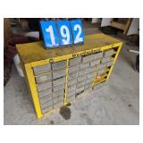 parts bin yellow has some contents