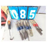 craftsman chisel lot