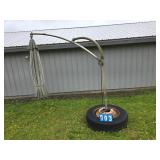yard umbrella custom stand