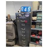 Filing cabinet art metal