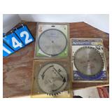 10 in saw blades some new lot of 3