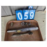 snap-on ratchet torque wrench tool lot sl 710