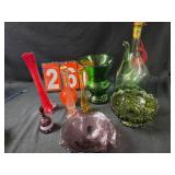 art glass vases swung glass