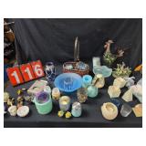 Decor  lot   candles and miniatures