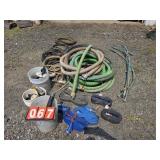 irrigation lot fir hose pile of fittings