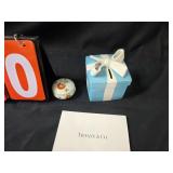 Tiffany and company bank and trinket box