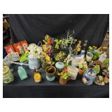 spring decor lot flowers