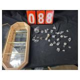 swarovsky crystal collection of miniatures + case