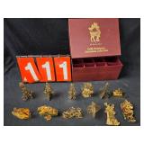 Danbury mint 23k gold plated ornaments