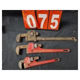 pipe wrench lot fuller