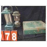 coleman lanterns and stove