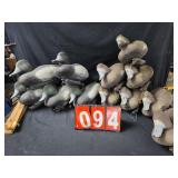 duck decoy lot and weights