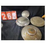 vintage hubcaps chevy ford 1930s 1950s