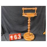 wood smoking stand ash tray
