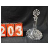 waterford crystal lismore ships decanter