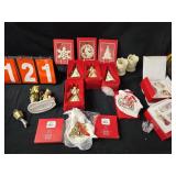Lennox Christmas ornaments and Hummel