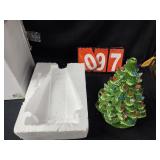 ceramic lightup christmas tree