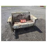 antique porch glider