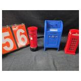 banks post office box phone booth