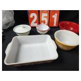 vintage pyrex lot
