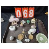 tray of miniatures