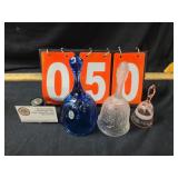 Bell  lot fenton blue clear and smaller
