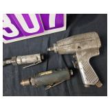 Bluepoint air impact gun and grinder ratchet